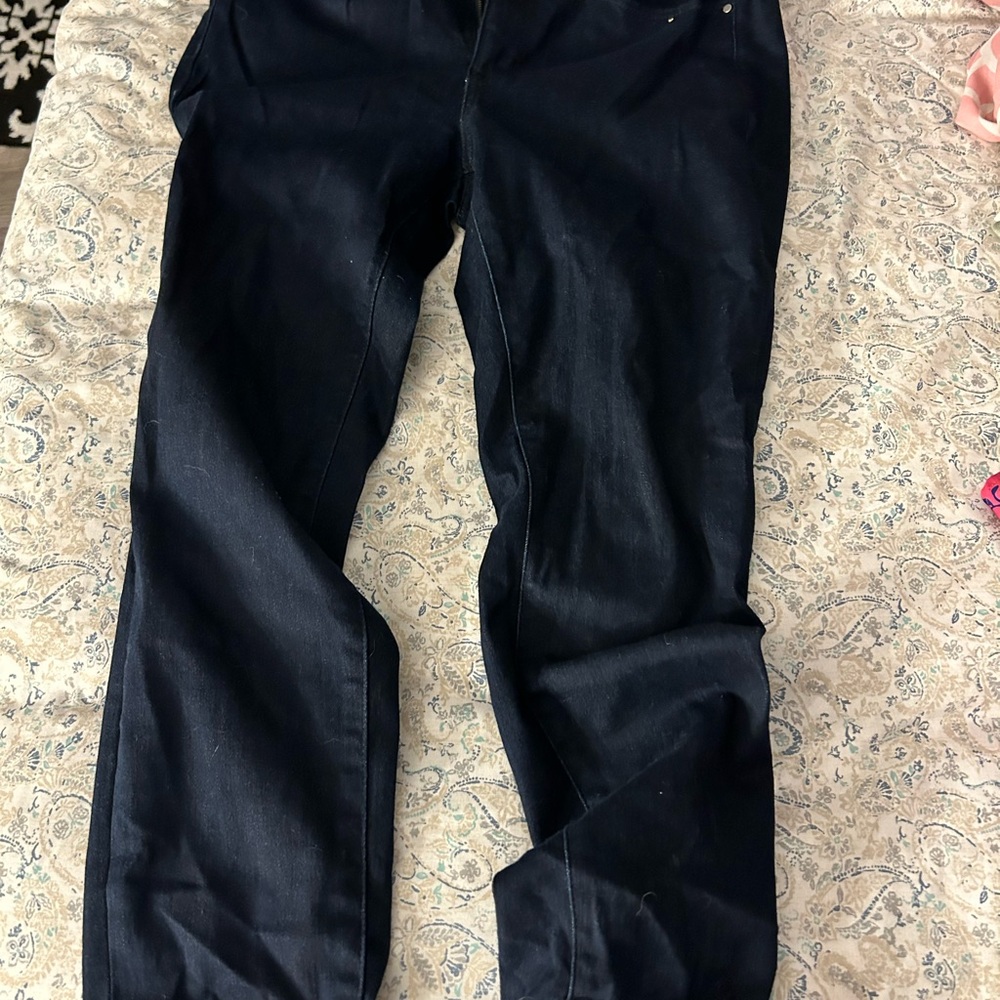 Nine West dark cuffed jeans